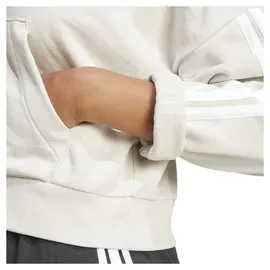 adidas Essentials 3-Streifen French Terry Kapuzenpullover Wonder Alumina / White M