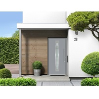 Splendoor Haustür Thermodoor PLUS SP45G  (100 x 210 cm, DIN Anschlag: Rechts, Verkehrsgrau)