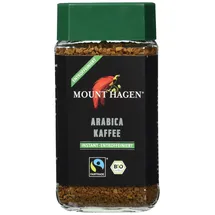 Mount Hagen Arabica Kaffee entkoffeiniert löslicher Kaffee 100 g