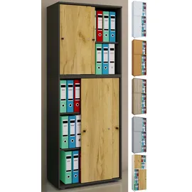 VCM my office Schiebetürenschrank XXL Lona 914378 grau