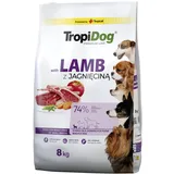 TropiDog Premium Adult Small Breeds Lamm & Reis 2 x 8 kg