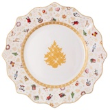 Villeroy & Boch Toy's Delight Frühstücksteller, Jubiläumsedition Premium Porcelain, weiß, 24 cm, bunt, 14-8585-2644