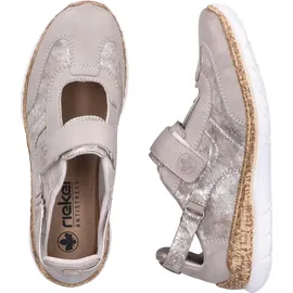 Rieker Slipper Damen Weite E Silber 38