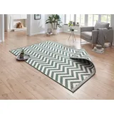 NORTHRUGS Palma Wendeteppich 120 x 170 cm grün