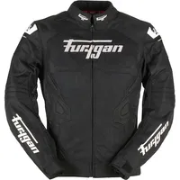Furygan Atom Vented Evo Textiljacke, schwarz/weiß, XL