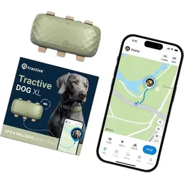tractive GPS Tracker Hund XL wasserdicht grün
