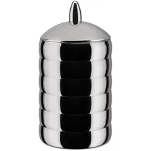 Alessi Küchendose Kalisto silber rund 5,1 cm 1,14 l 2-teiliges Set