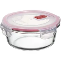 Tatay Frischhaltedose Glasbehälter Rot 15,6 x 15,6 x 6,3 cm 0,6 l
