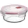 Tatay Frischhaltedose Glasbehälter Rot 15,6 x 15,6 x 6,3 cm 0,6 l