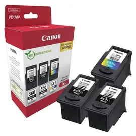 Canon PG-560XL schwarz + CL-561XL CMY 3712C009