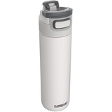 Kambukka Edelstahl Trinkflasche - Modell "ELTON INSULATED CHALK WHITE " - 600 ML - Wasserdichte Thermosflasche: Snapclean Technology - Spülmaschinenfest Deckel – bequemer Griff - Leicht zu halten