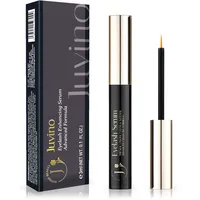 Juvino Wimpernserum – Für längere, vollere Wimpern und definierte Augenbrauen (Schwarz, 3 ml (1er Pack))