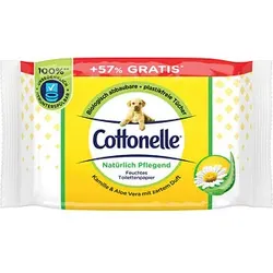 Cottonelle Feuchtes Toilettenpapier Natürlich Pflegend 1-lagig, 66 Tücher