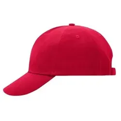 5 Panel Cotton Cap MB9412, signal-rot, Einheitsgröße - rot