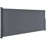 Juskys Seitenmarkise Dubai 200 x 500 cm Anthrazit