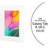 TabLines TWE079W Tablet Wandeinbau für Samsung Galaxy Tab A 10.1 (2019), weiß