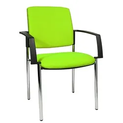 2 Topstar Besucherstühle BtoB 10 BB190A G05 grün Stoff