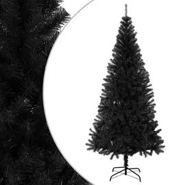 vidaXL Künstlicher Weihnachtsbaum Schwarz 210 cm