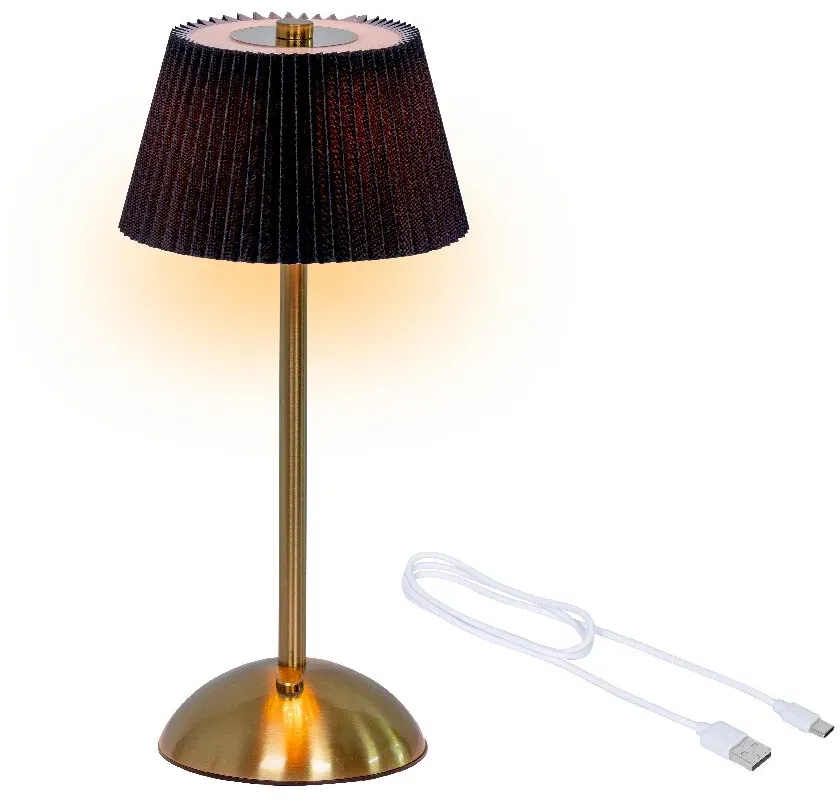 Lumineo LED Wiederaufladbare Tischlampe - D/H ca. 15.00x30.50