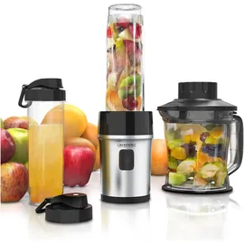 Arendo 2in1 Edelstahl-Standmixer 1,2L