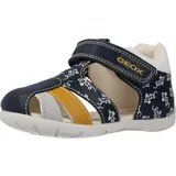 GEOX B ELTHAN Boy Sandal, Navy/Ochre,19 EU