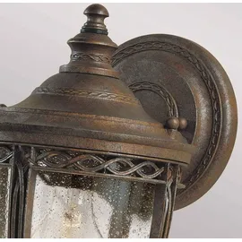 Elstead Lighting Außenwandleuchte Aluminium, Glas, Metall, Stahl H:32,0 cm E27 IP44 bronze