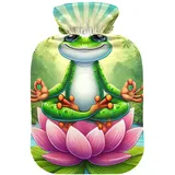 Yoga Frog3 Wärmflaschen, Wasserheizkissen, Wärmbeutel für Nacken, Schulter und Menstruationskrämpfe, 1 Liter