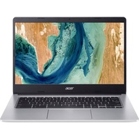 Acer Chromebook 314 (CB314-2H-K17E) Laptop | 14" HD Display | MediaTek Octa-Core ARM Cortex A73/A53 (MT8183) | 4 GB RAM | 64 GB eMMC | Mali-G72 MP3 GPU | Google ChromeOS | Silber