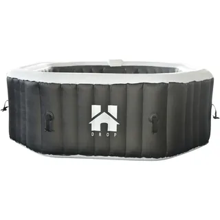 Home Deluxe Drop Ø 185 x  65 cm schwarz