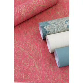 Rasch Textil Vliestapete 10 m x 0,53 m 746365 Pink-Dunkelpink