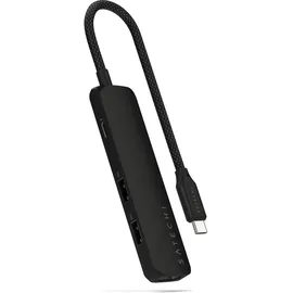 Satechi USB-C 4-in-1 Slim Multiport Adapter 4K Schwarz
