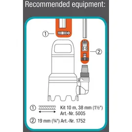 Gardena Schmutzwasser-Tauchpumpe 9.000 9040-61