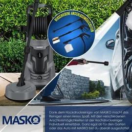 Masko Hochdruckreiniger 2200 Watt 165 bar 450 l/h