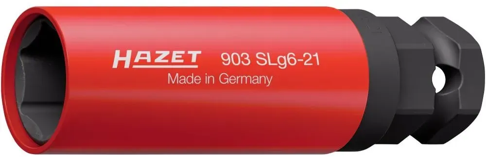 HAZET Schlag-, Maschinenschrauber Steckschlüsseleinsatz 903SLG6-21 - 1/2 Zoll (12,5 mm) Vierkant, SW