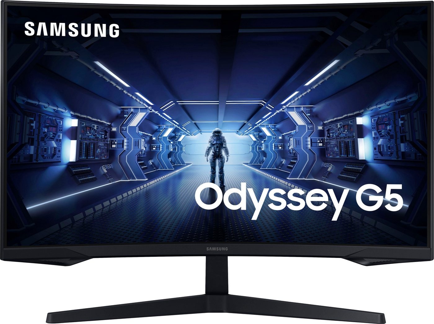 Samsung Odyssey G5 C27G54TQBU Curved-Gaming-LED-Monitor (68,6 cm/27 ", 2560 x 1440 px, WQHD, 1 ms Reaktionszeit, 144 Hz, VA LED, 1ms (MPRT) schwarz