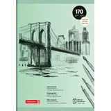 Brunnen Zeichenblock, A2, 10 Blatt