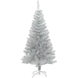 vidaXL Künstlicher Weihnachtsbaum Silber 120 cm