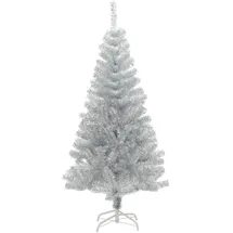 vidaXL Künstlicher Weihnachtsbaum Silber 120 cm