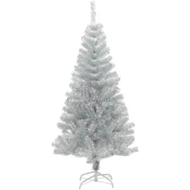 vidaXL Künstlicher Weihnachtsbaum Silber 120 cm