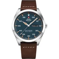 Swiss military chrono Herrenuhr SWISS MILITARY SM34087.05 klassisch marineblau.