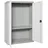 Proregal Stahlschrank Metall 90x80x40 cm Grau/Weiß 1x Fachboden