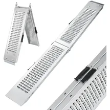 Trutzholm Auffahrrampe 189 cm 200 lg klappbar Stahl geriffelt silber 1 St.