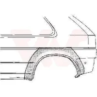 Van Wezel Radlauf hinten, 2/3-Türig Opel: 3734145