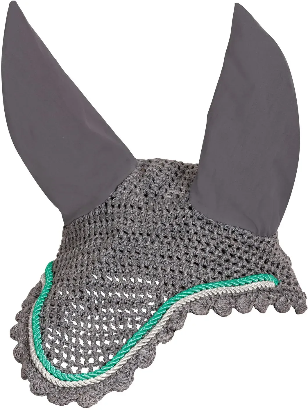Horse-friends Fliegenhaube grau/aqua/grau Kaltblut