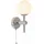Licht-Erlebnisse Wandleuchte Bad G9 21 cm Chrom Weiß