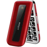 artfone Seniorenhandy ohne Vertrag,2G GSM Klapphandy mit großen Tasten,Rentner Handy für Senioren mit SOS Notruftaste,Mobiltelefon 2,4 Zoll Farbdisplay,Dual SIM,Taschenlampe-Rot