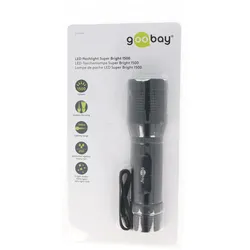 LED-Taschenlampe Super Bright 1500 ideal für Arbeit, Freizeit, Sport, Camping, Angeln, Jagd und Pannenhilfe