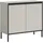 xonox Kommode Tron 92 x 83 x 38 cm Kaschmirgrau Nachbildung / Schwarz