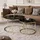 lookway COUCHTISCH CIRI 2-in-1 CHROME gold