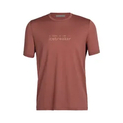 Icebreaker M Tech Lite II SS Tee Nature Touring - grape
